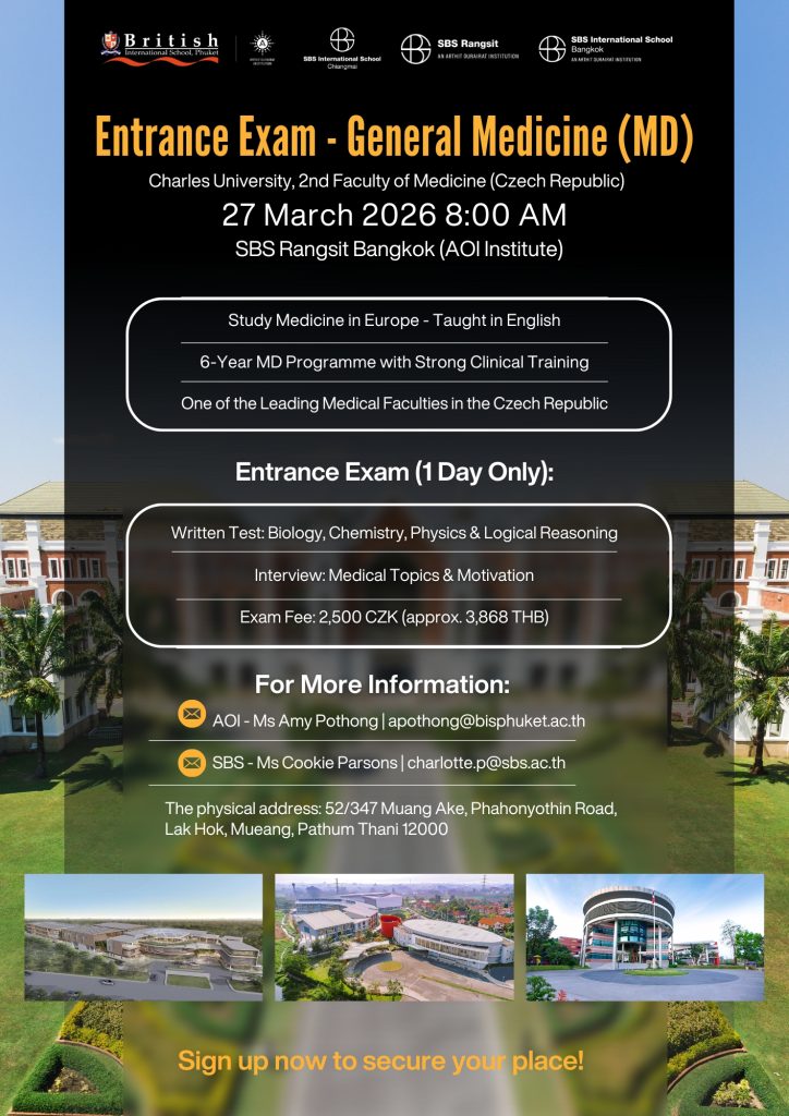 Entrance Exam General Medicine MD Charles University 2nd Faculty of Medicine Czech Republic 2