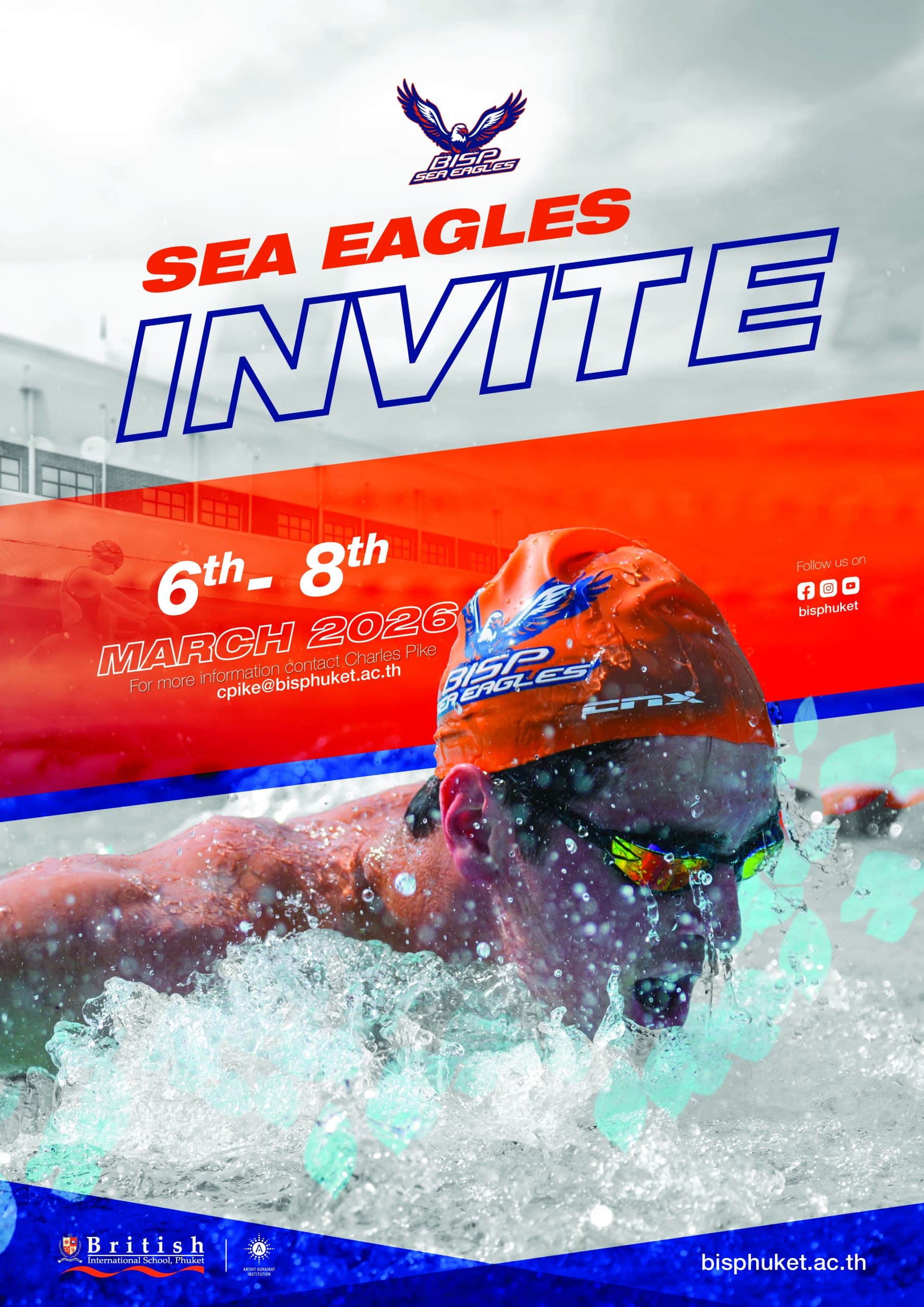 Sea Eagles Swim Meet Poster 2026 1 scaled
