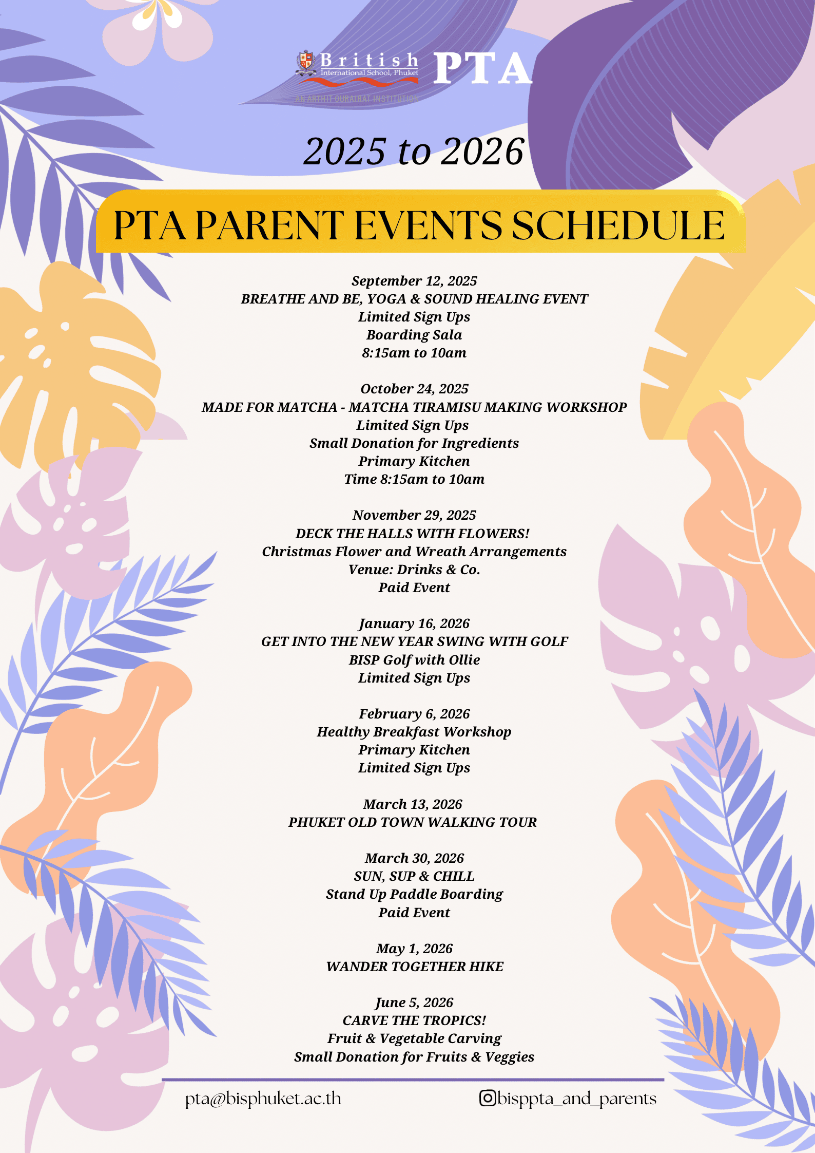 upcoming events Poster 1 1